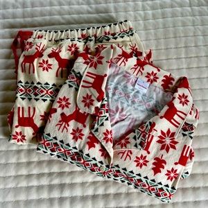 Hanna Andersson XL women’s flannel pajamas. EUC. Holiday family matching.